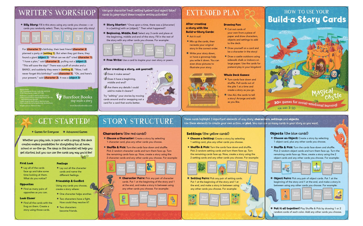 Magical Castle Build a Story Cards