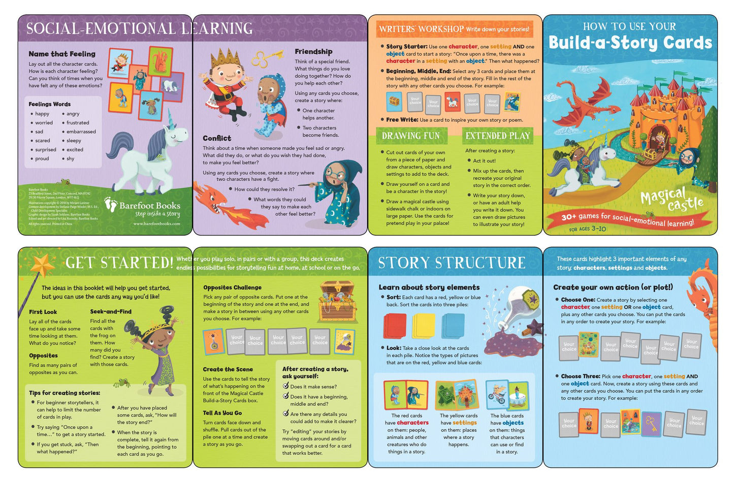 Magical Castle Build a Story Cards