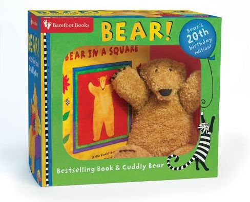 Bear in a Square Book and Cuddly Bear Set