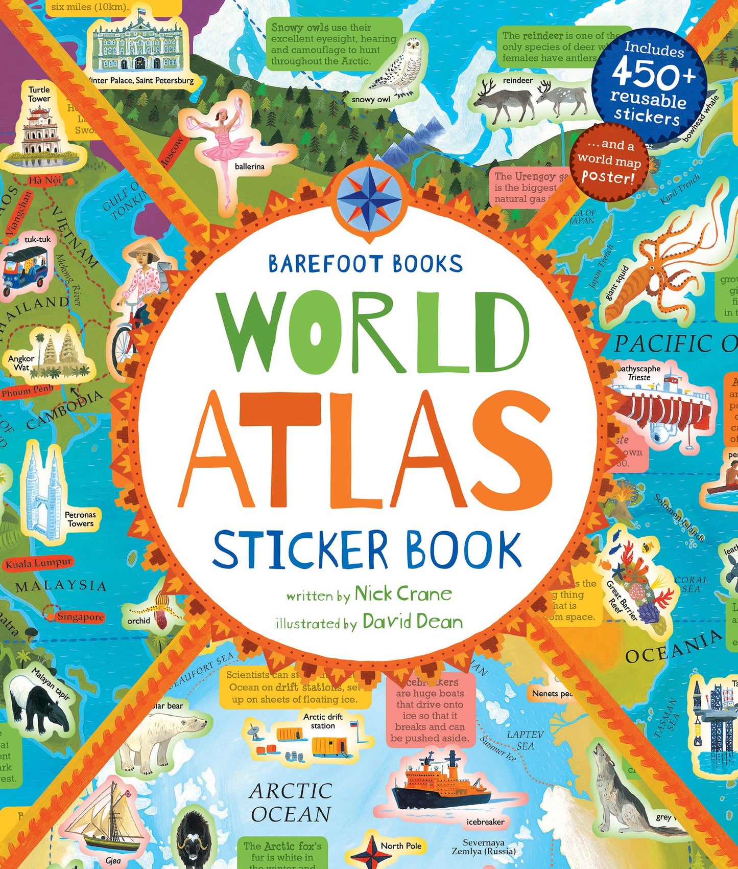Barefoot Books World Atlas Sticker Book