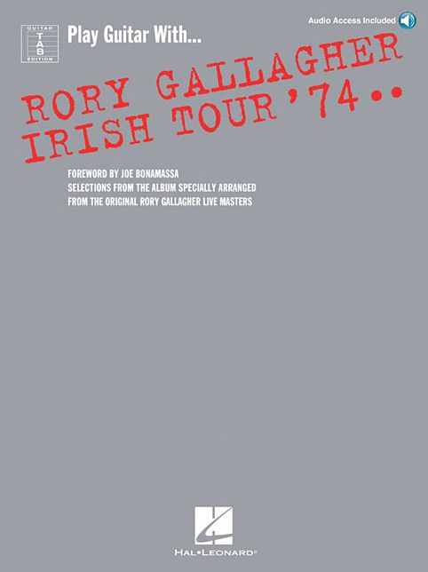 Rory Gallagher: Irish Tour '74 Book/Online Audio