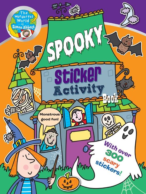 Spooky Sticker Activity Book: The Wonderful World of Simon Abbott