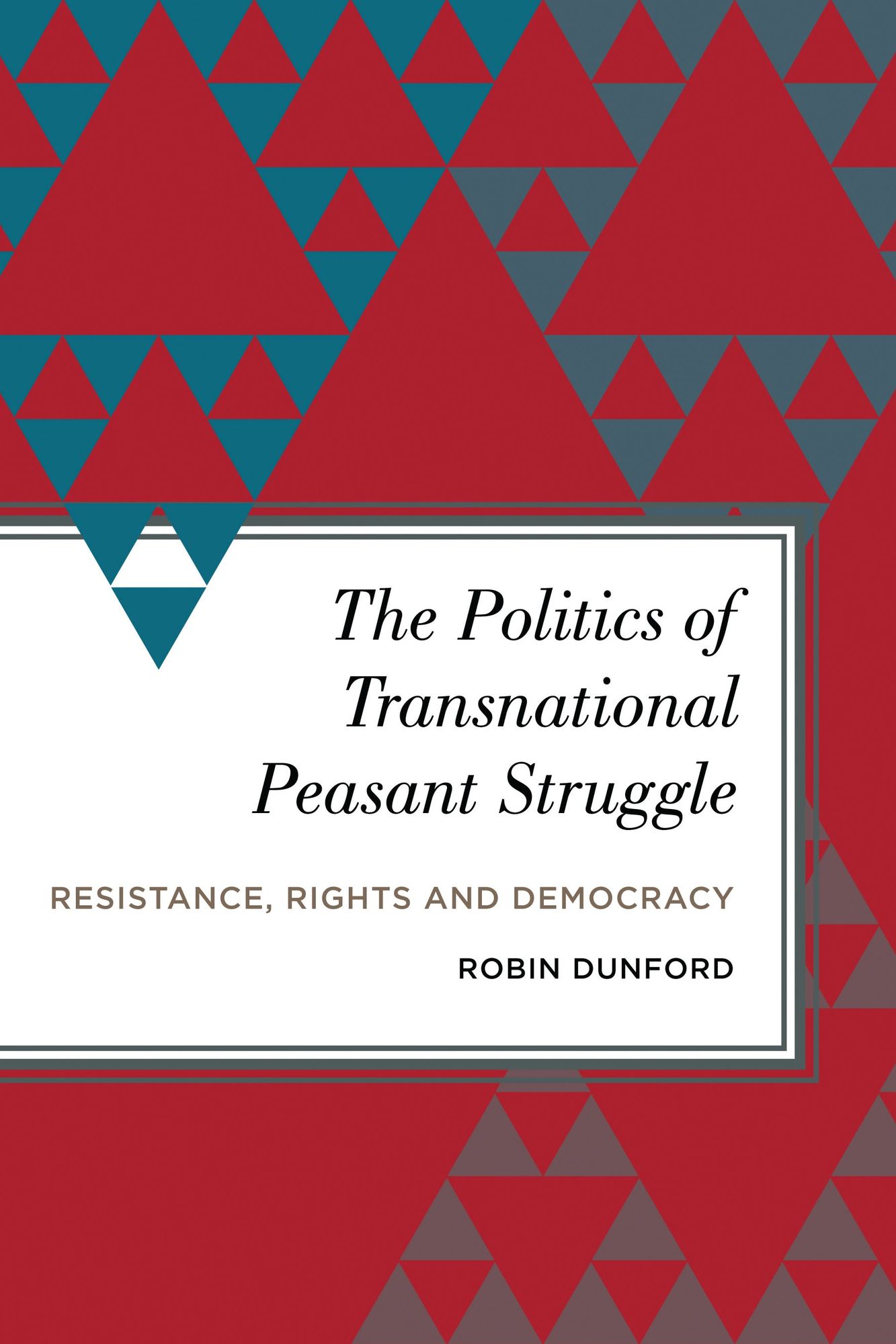 The Politics of Transnational Peasant Struggle: Resistance, Rights and Democracy