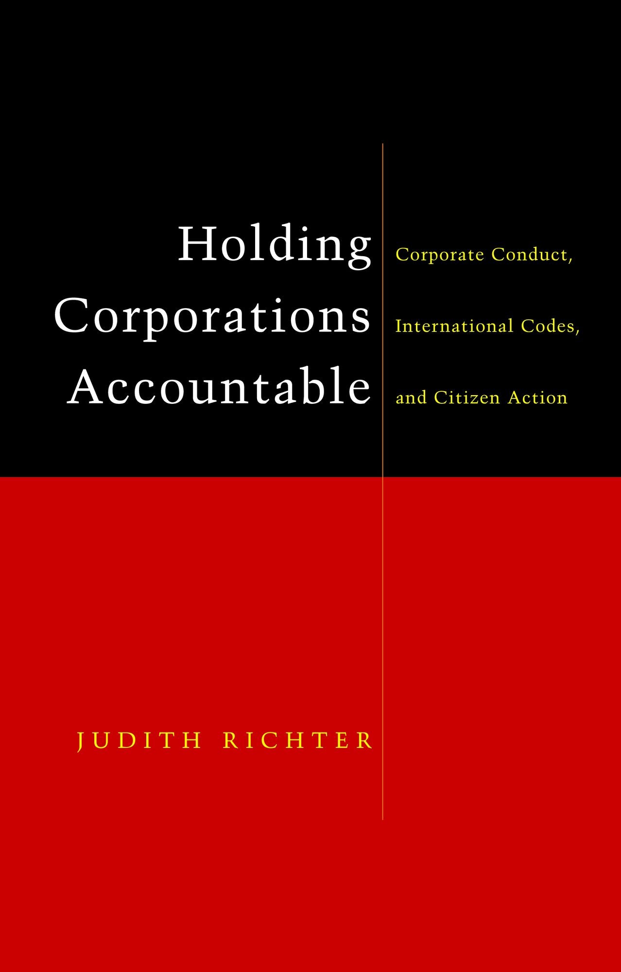 Holding Corporations Accountable: Corporate Conduct, International Codes and Citizen Action