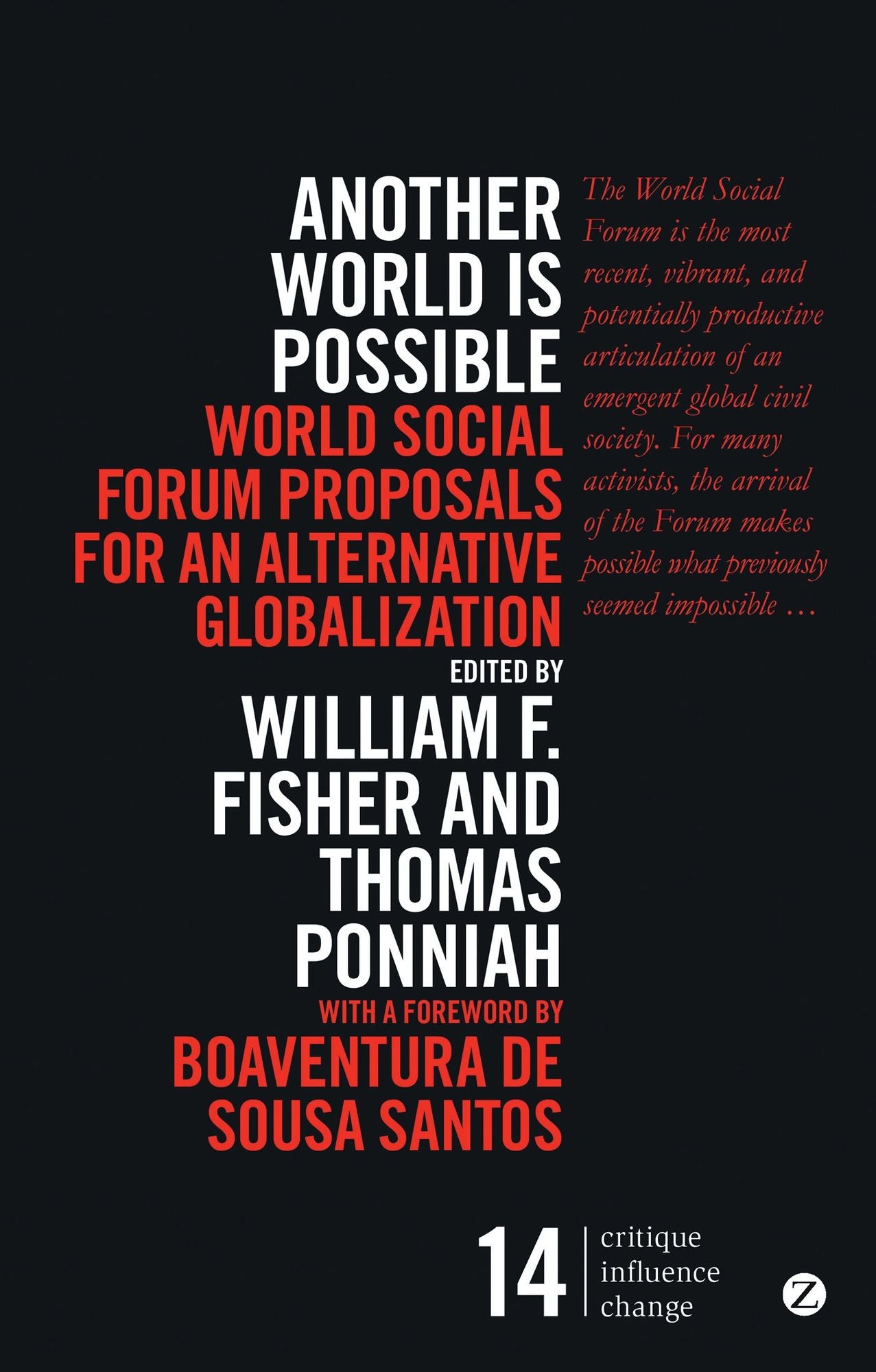 Another World Is Possible: World Social Forum Proposals for an Alternative Globalization