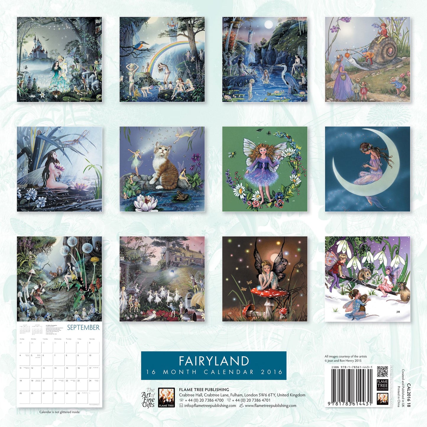 2016 FAIRYLAND WALL CALENDAR