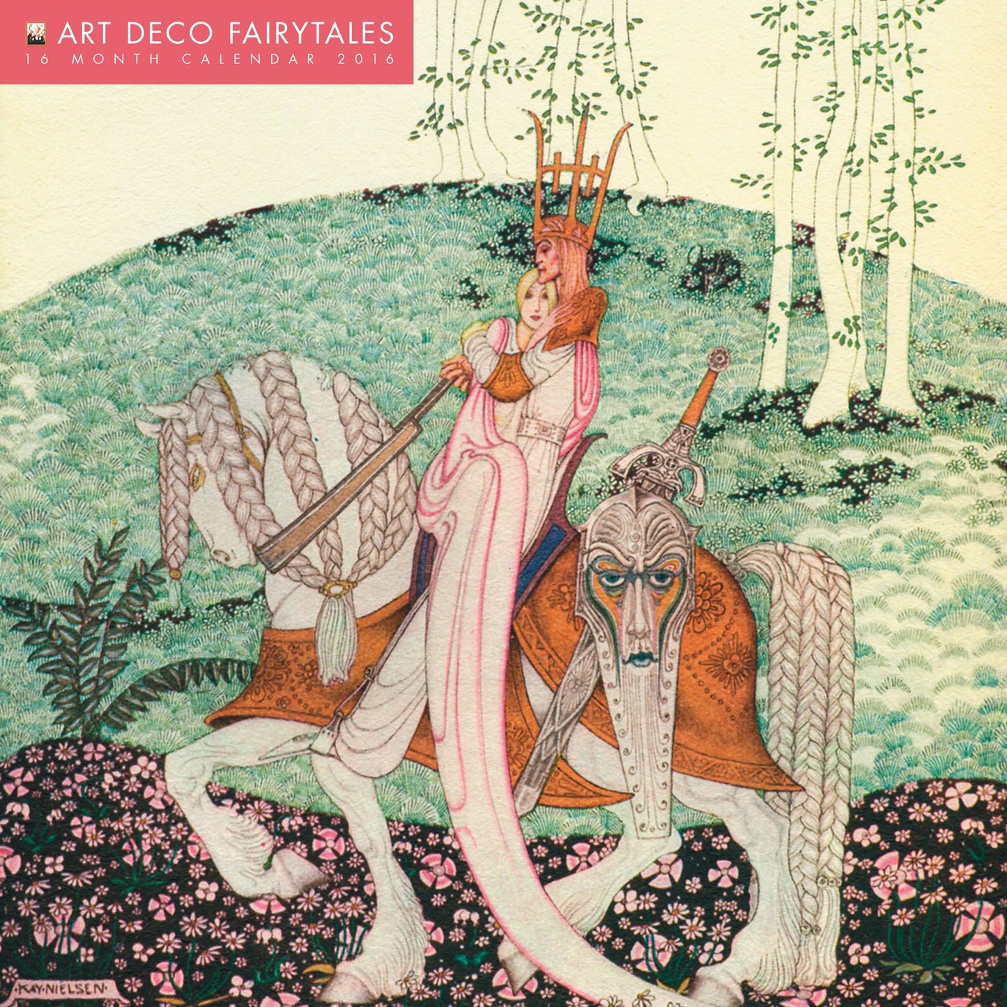 2016 ART DECO FAIRYTALES WALL CALENDAR