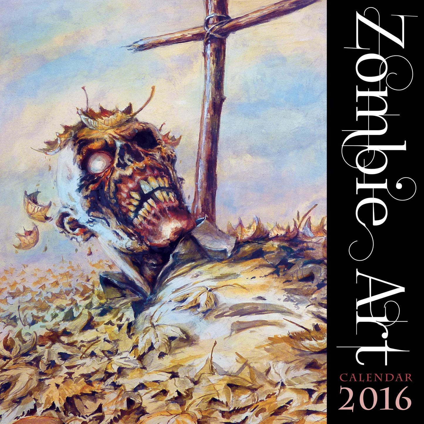 2016 ZOMBIE ART WALL CALENDAR