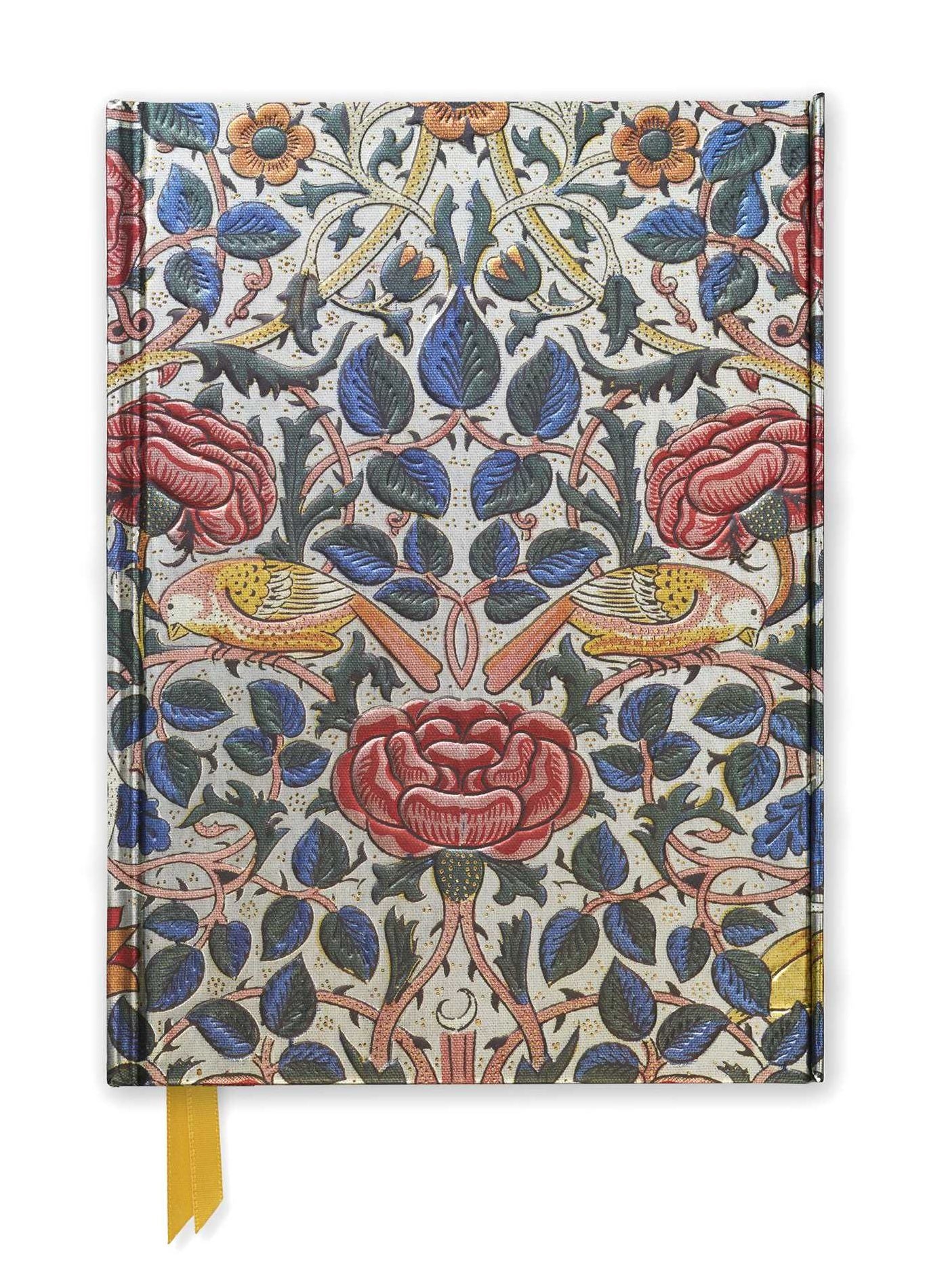 Rose by William Morris Foiled Journal