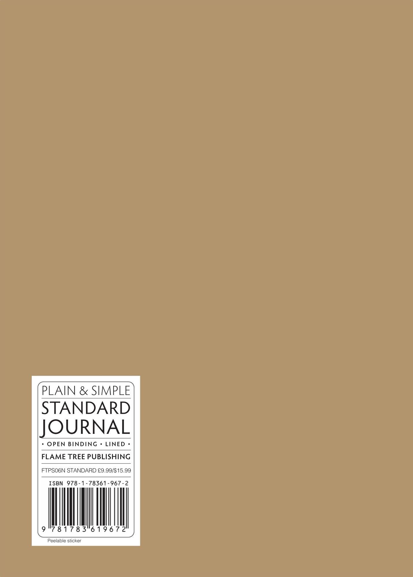 Plain & Simple Journal Natural Standard