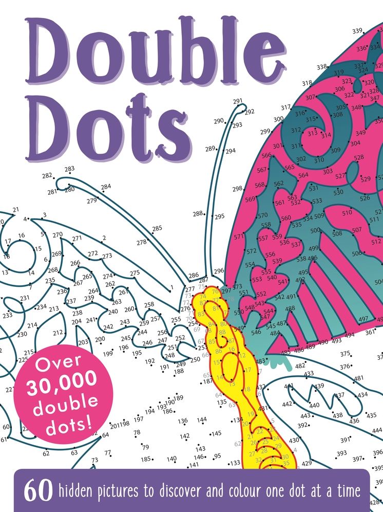 Double Dots: 60 Hidden Pictures to Discover and Colour One Dot at a Time