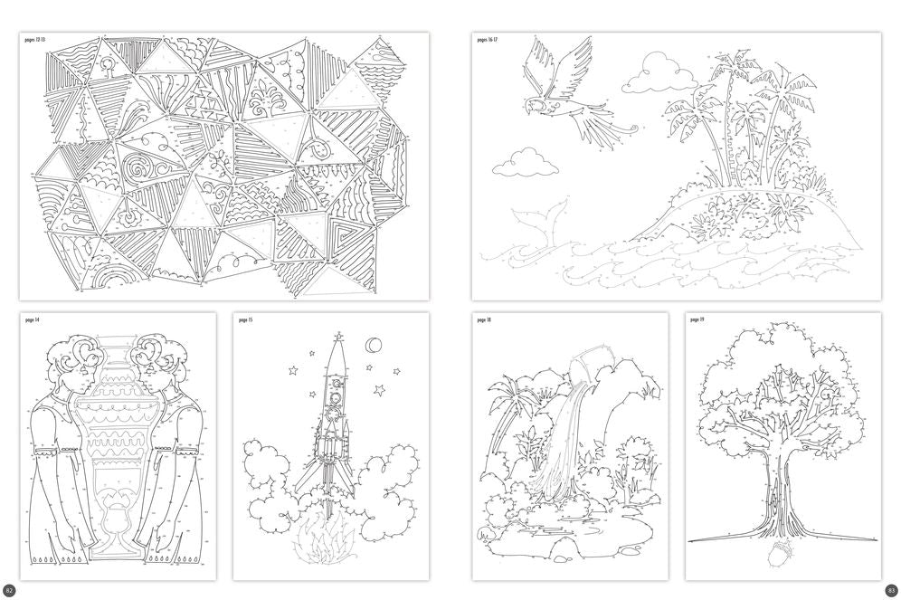 Double Dots: 60 Hidden Pictures to Discover and Colour One Dot at a Time