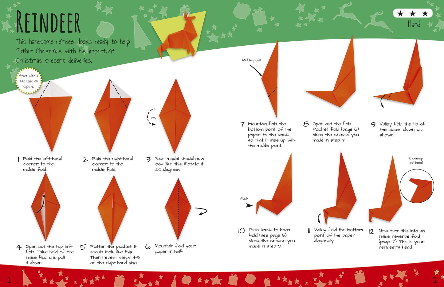 Christmas Origami: A Step-by-Step Guide to Making Wonderful Paper Models