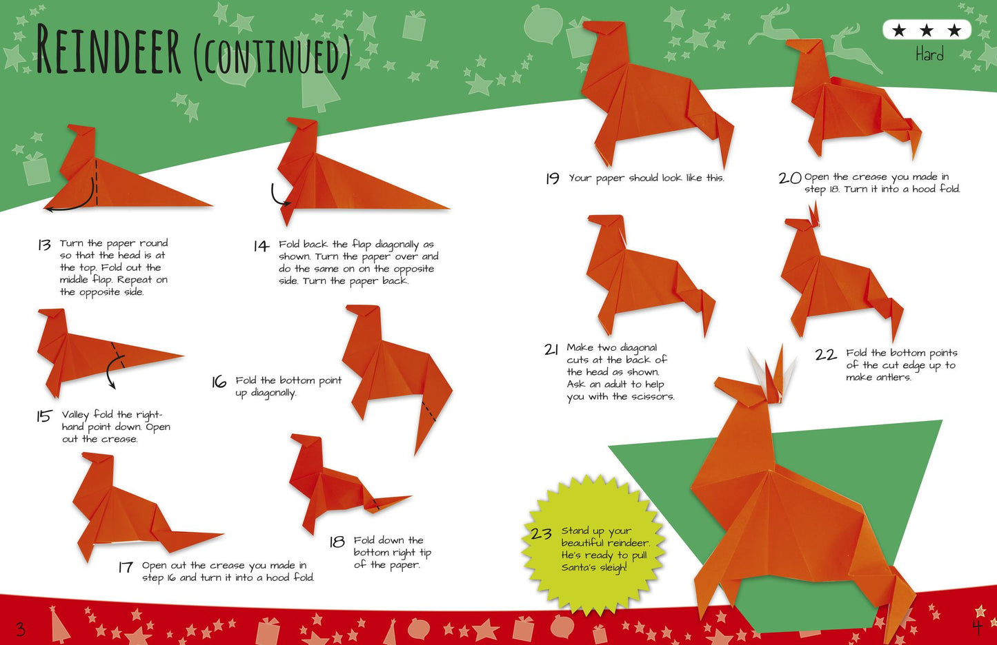 Christmas Origami: A Step-by-Step Guide to Making Wonderful Paper Models