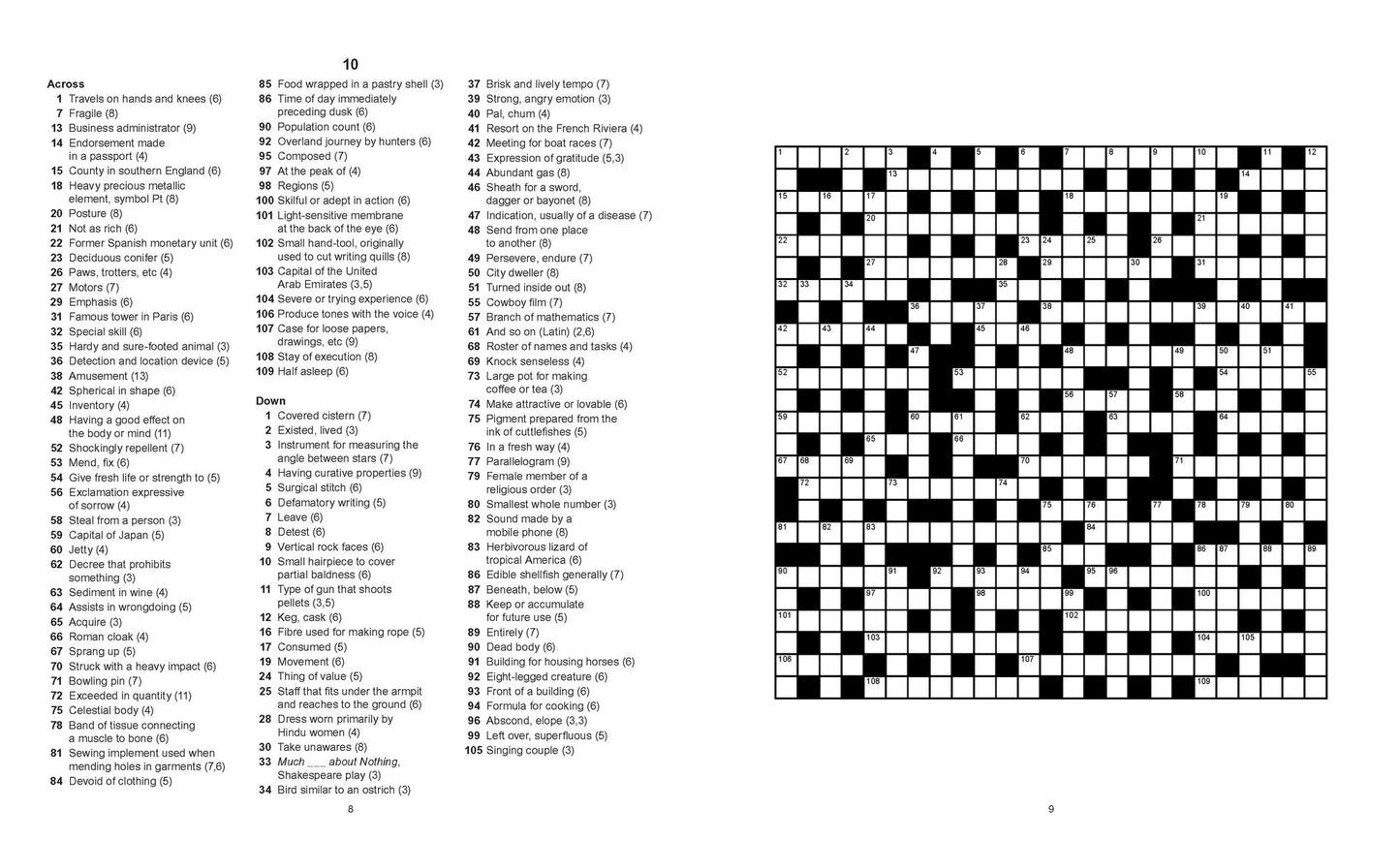 Best Ever Book of Crosswords