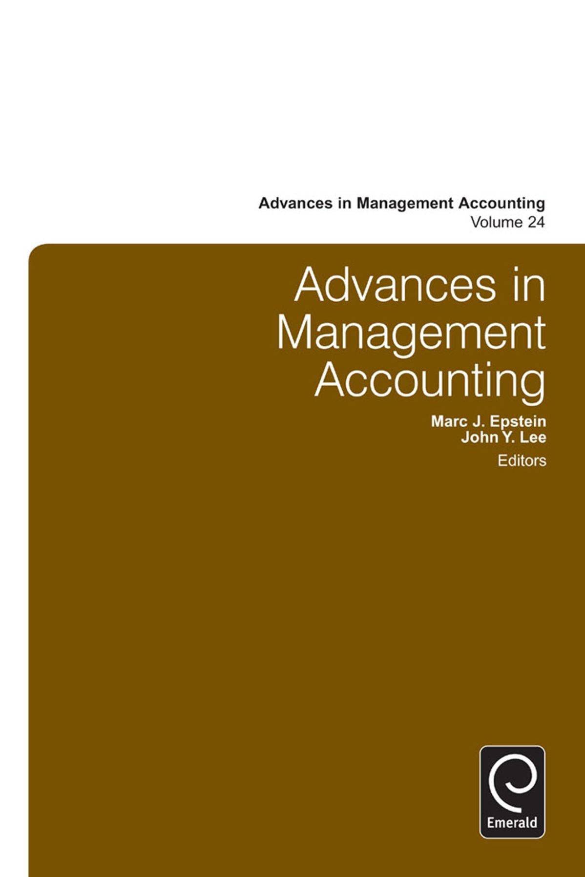 Advances in Management Accounting, Volume 24