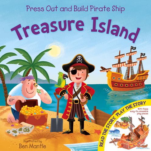 Treasure Island: Press Out and Build Pirate Ship