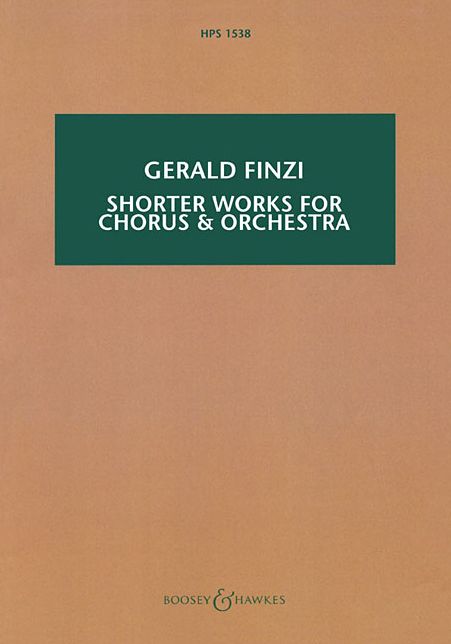 Shorter Works for Orchestra and Chorus: Hawkes Pocket Scores 1538