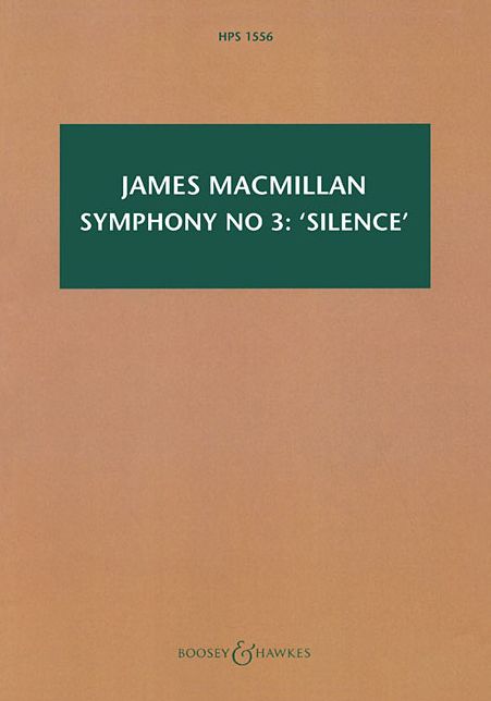 Symphony No. 3: 'Silence': Hawkes Pocket Score 1556
