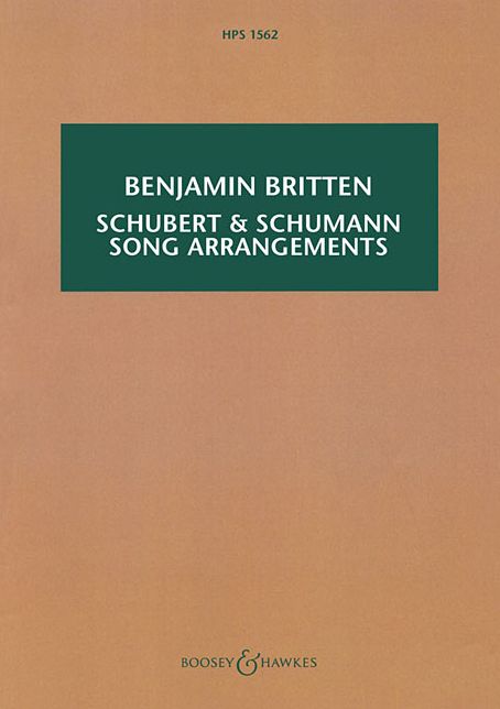 Schubert & Schumann Song Arrangements