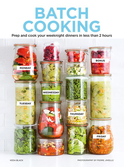 Batch Cooking: Prep and Cook Your Weeknight Dinners in Less Than 2 Hours