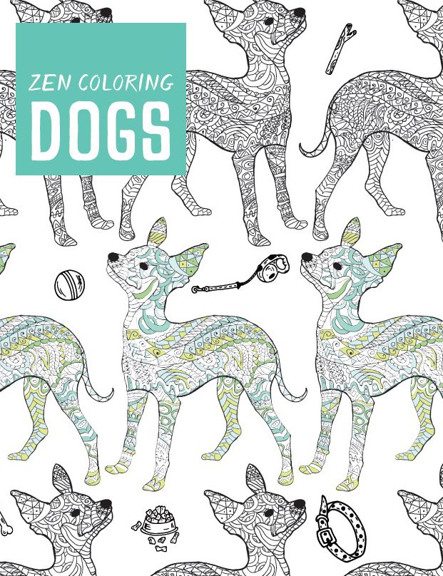 Zen Coloring - Dogs