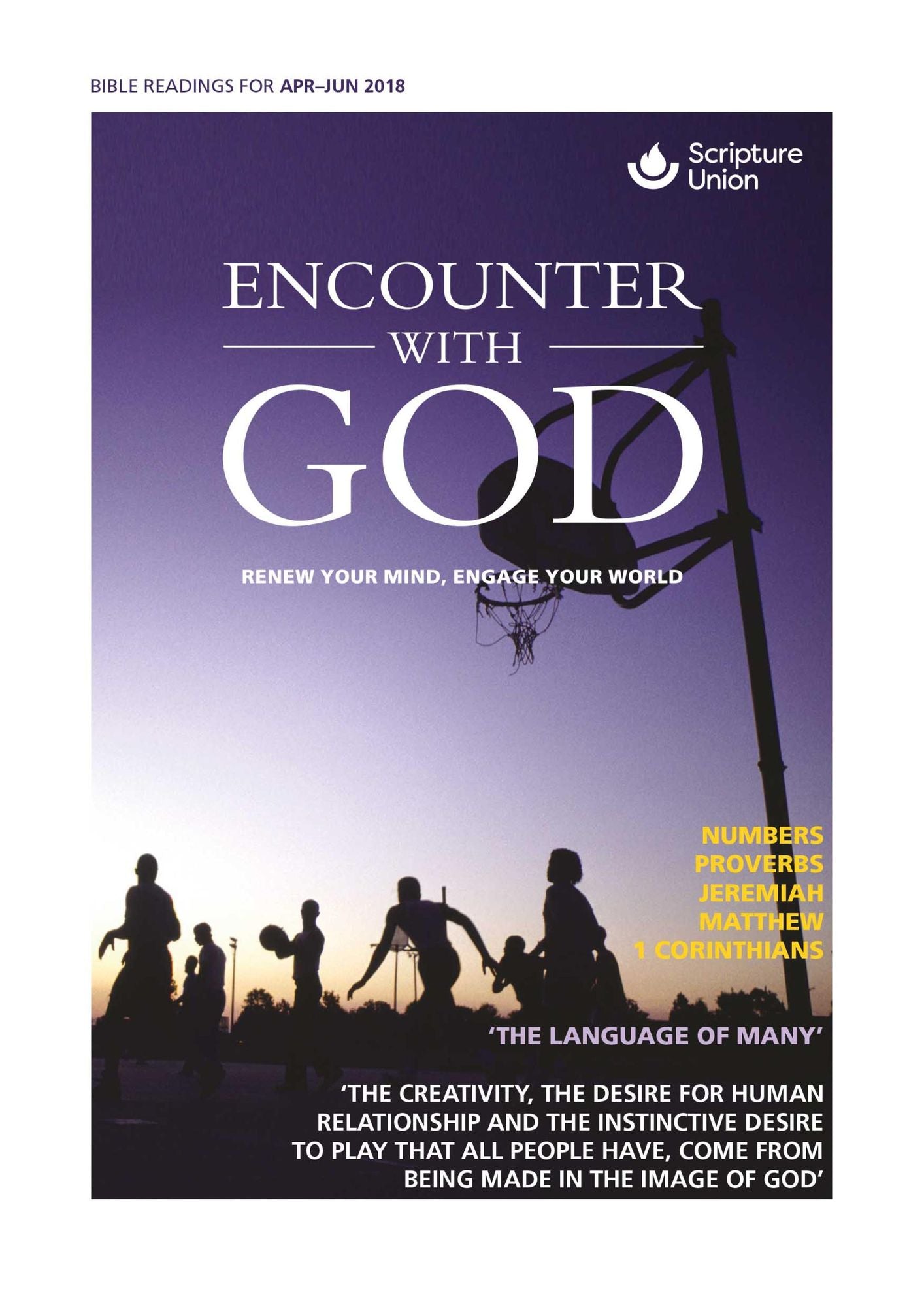 Encounter with God: April-June 2018