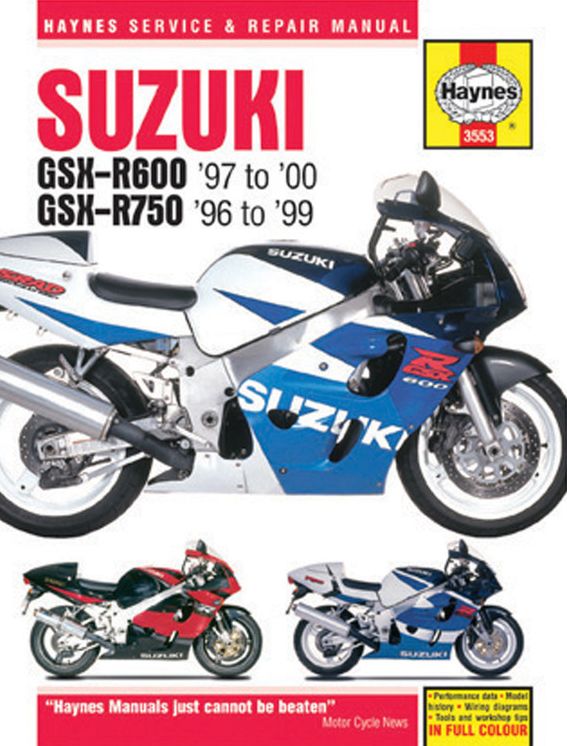 Suzuki GSX-R600 '97 to '00 - GSX-R750 '96 to '99