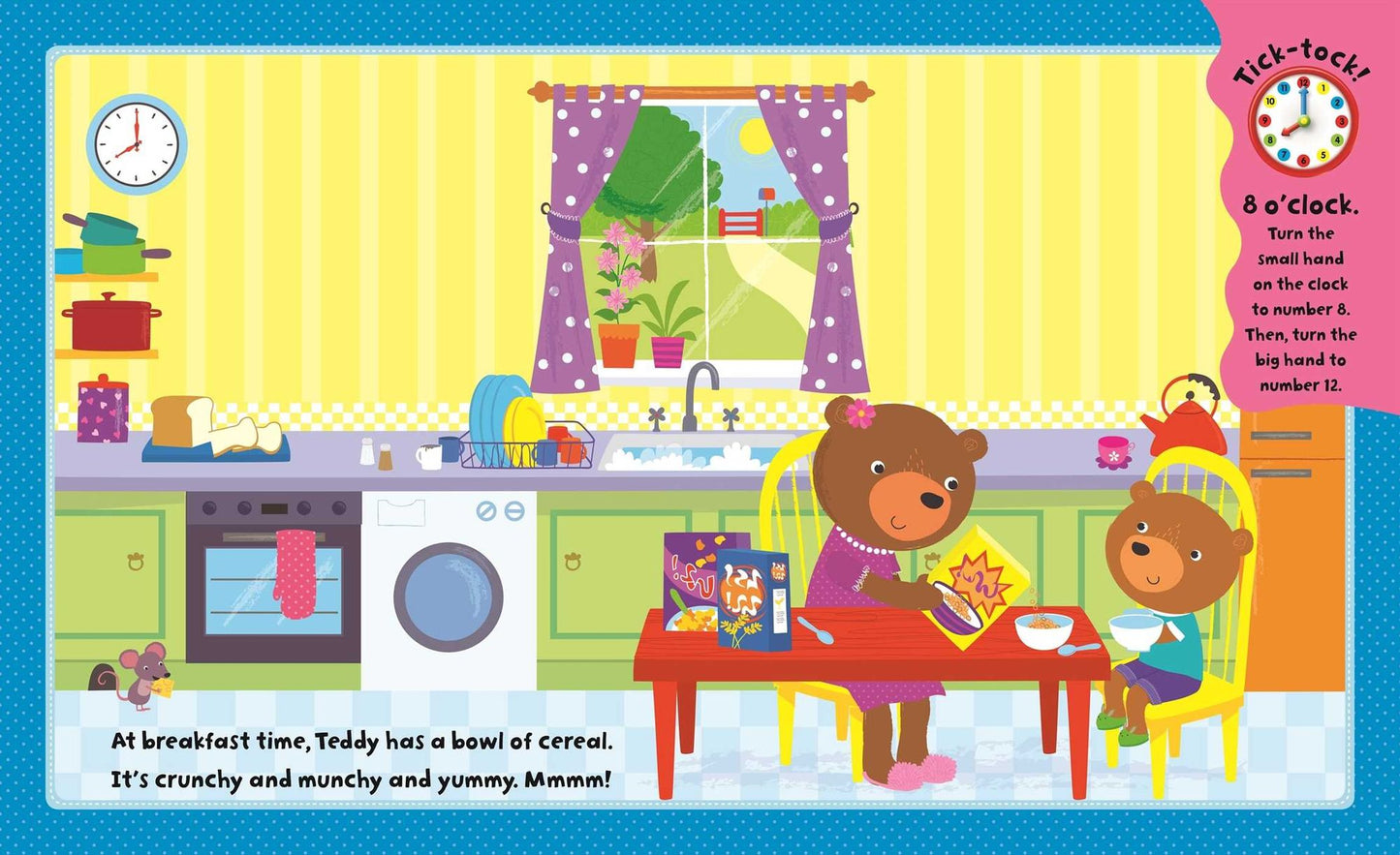 Tick-Tock Clock Book: Learn to Tell The Time Together