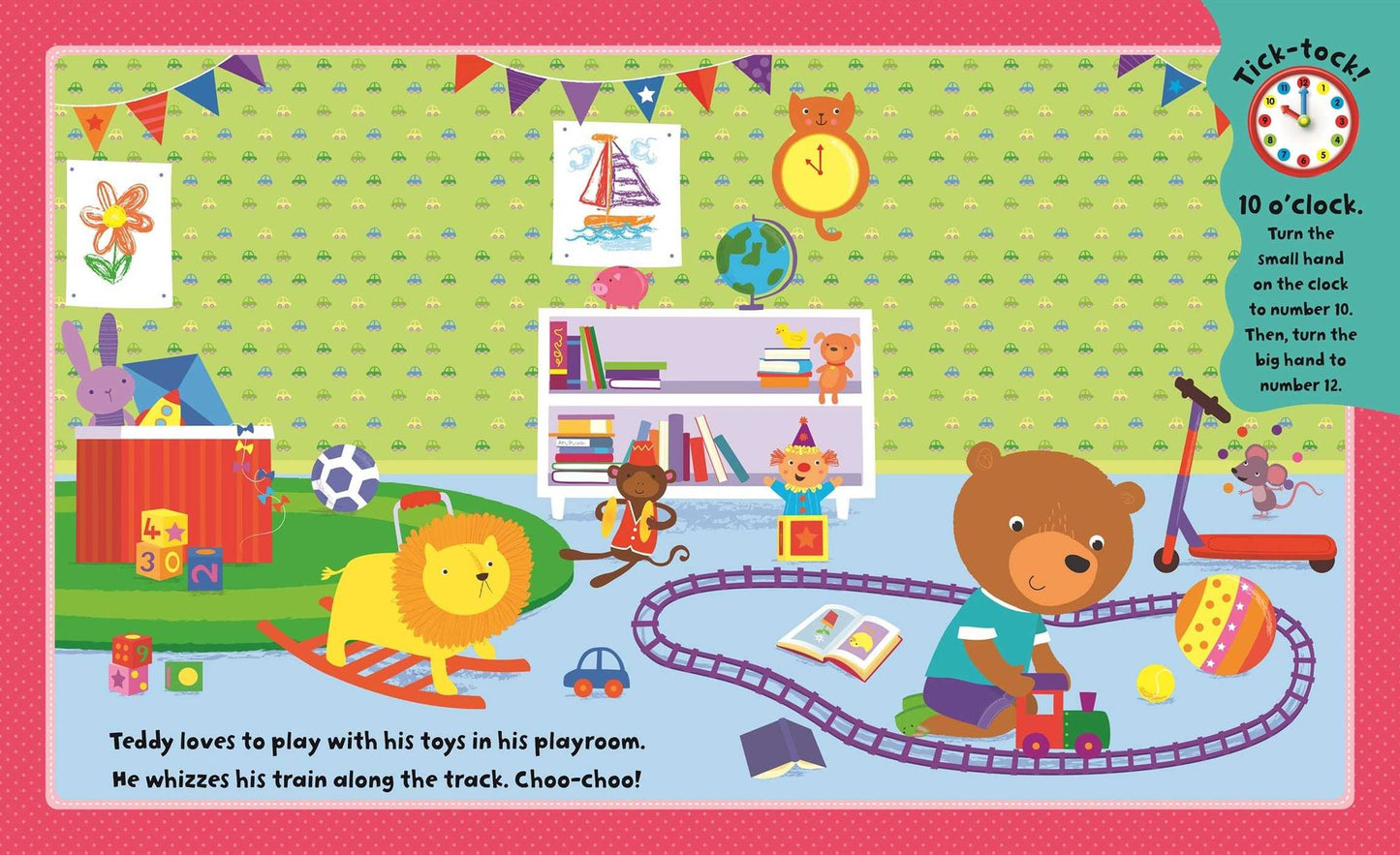 Tick-Tock Clock Book: Learn to Tell The Time Together
