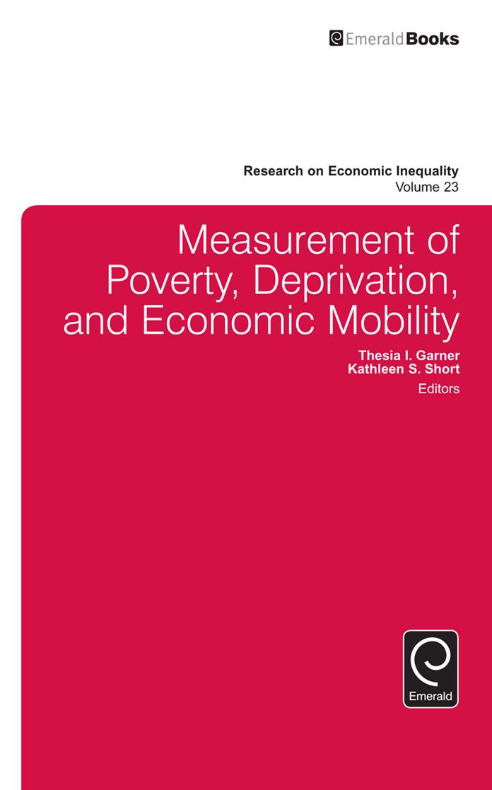 Measurement of Poverty, Deprivation, and Social Exclusion