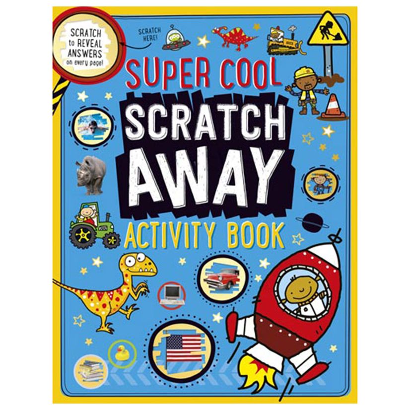Super Cool Scratch Away Activity Book