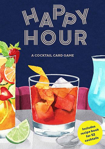 Happy Hour: A Cocktail Card Game (A Drinking Game Gift; Adult Spin "Go Fish")