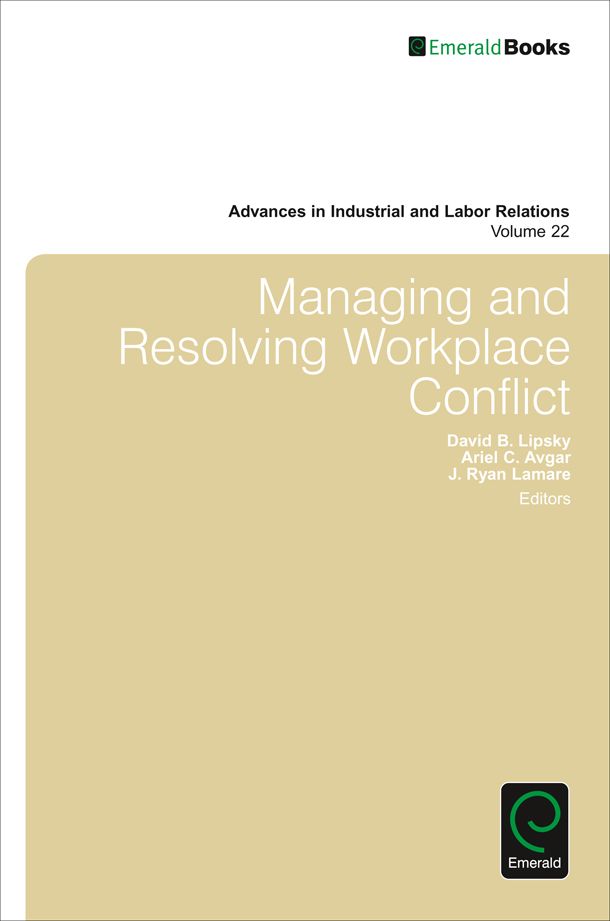 Managing and Resolving Workplace Conflict