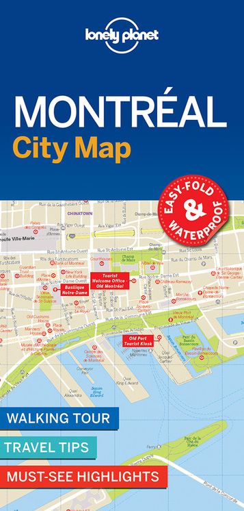 Lonely Planet Montreal City Map 1