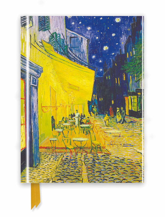 Vincent van Gogh: Cafï¿½ Terrace (Foiled Journal)