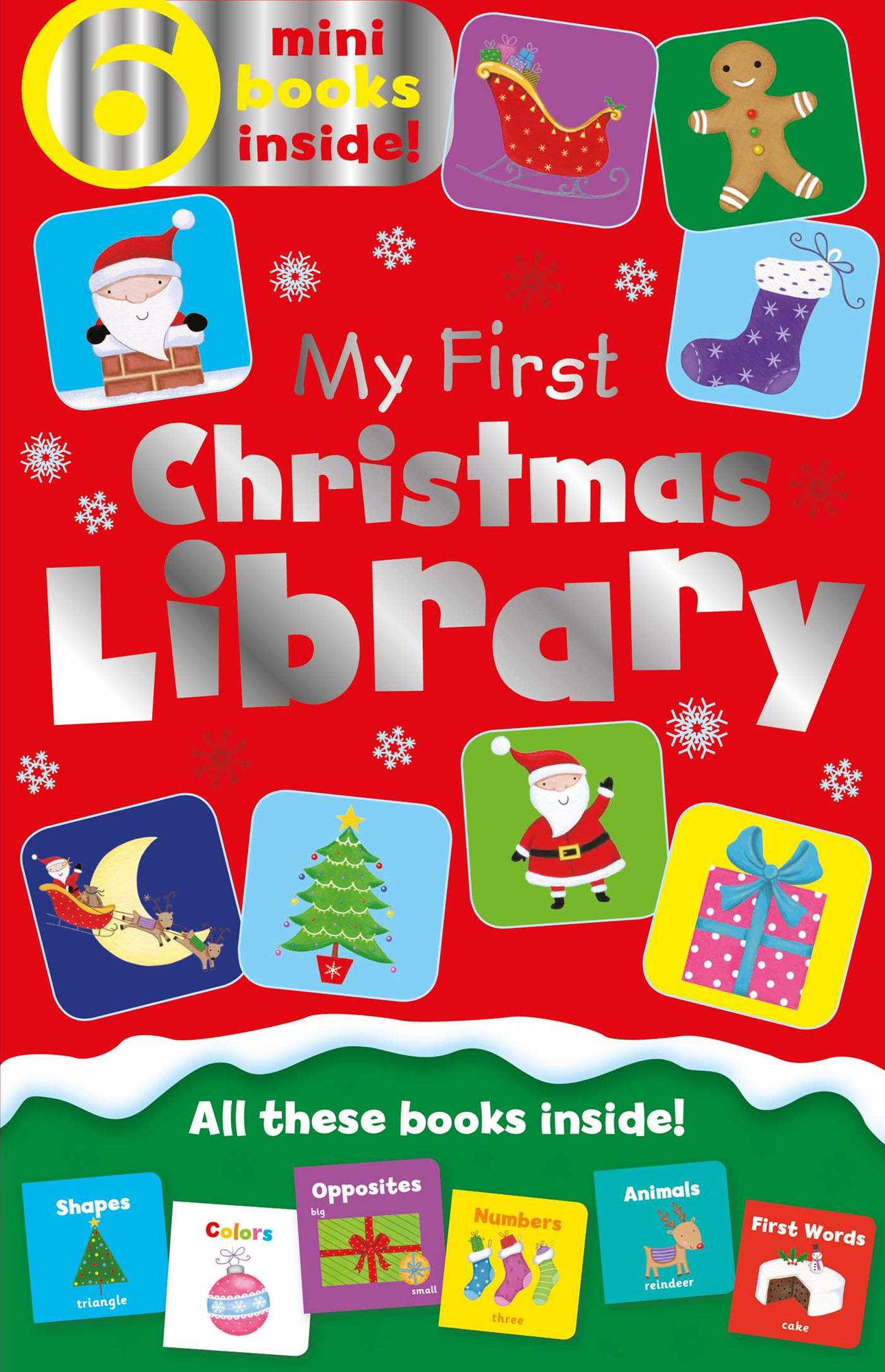 My First Christmas Library: Includes 6 mini books