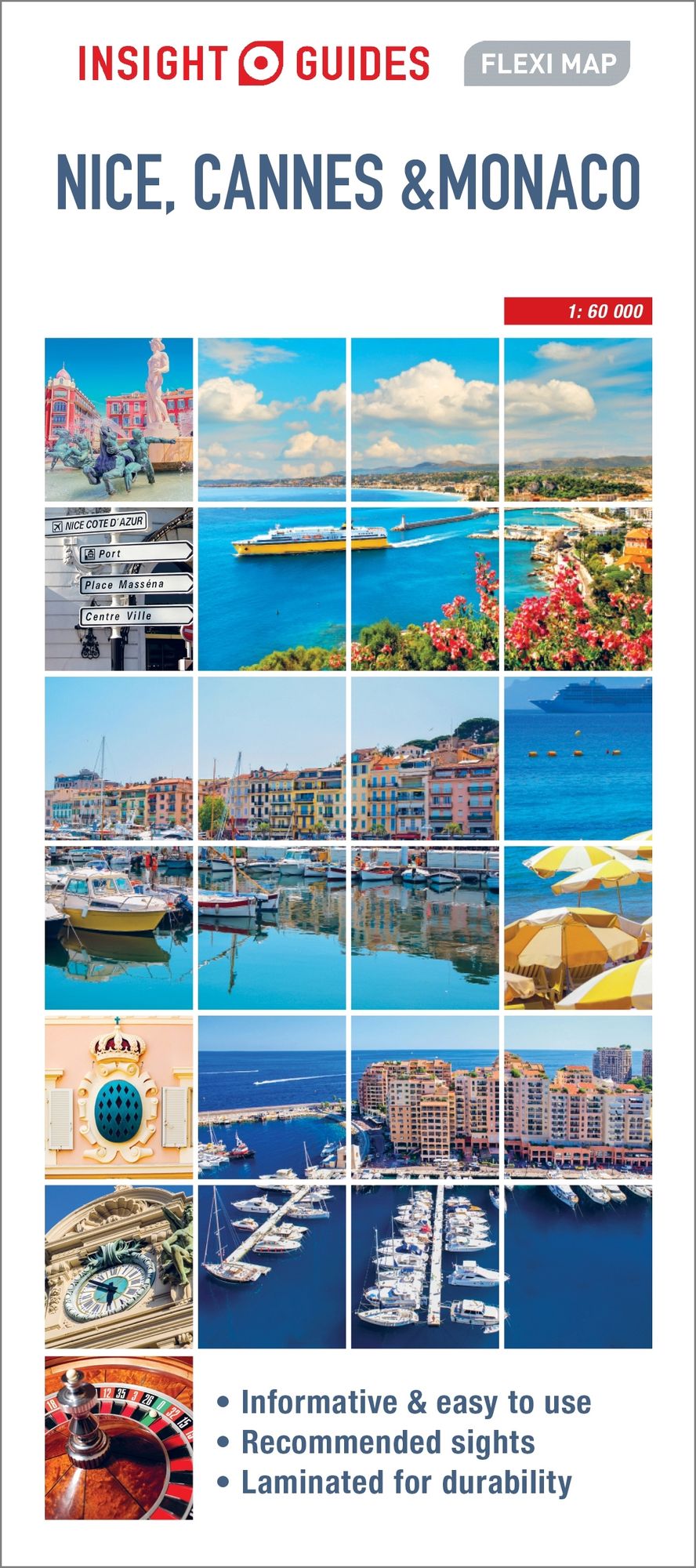 Insight Guides: Flexi Map Nice, Cannes and Monaco