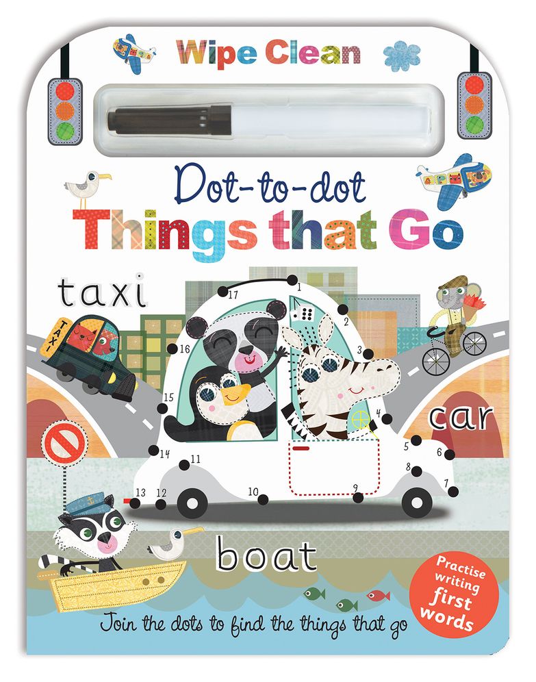 Wipe Clean Dot-to-dot Things That Go