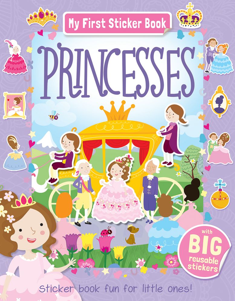 Princesses: Sticker book fun for little ones!