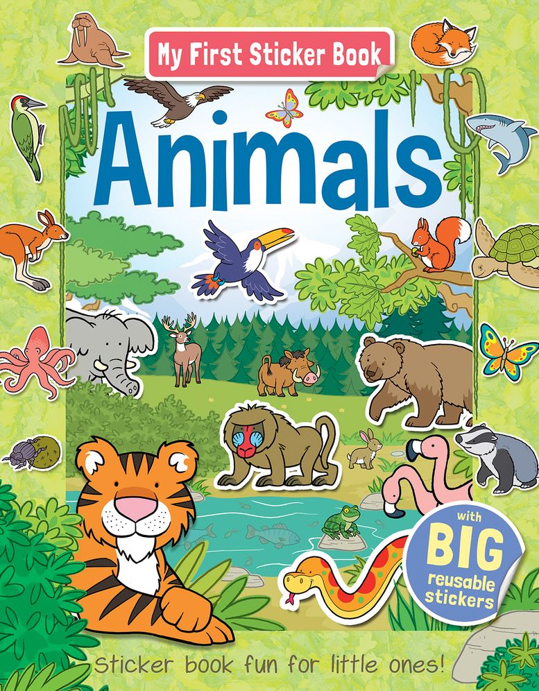 Animals: Sticker book fun for little ones!