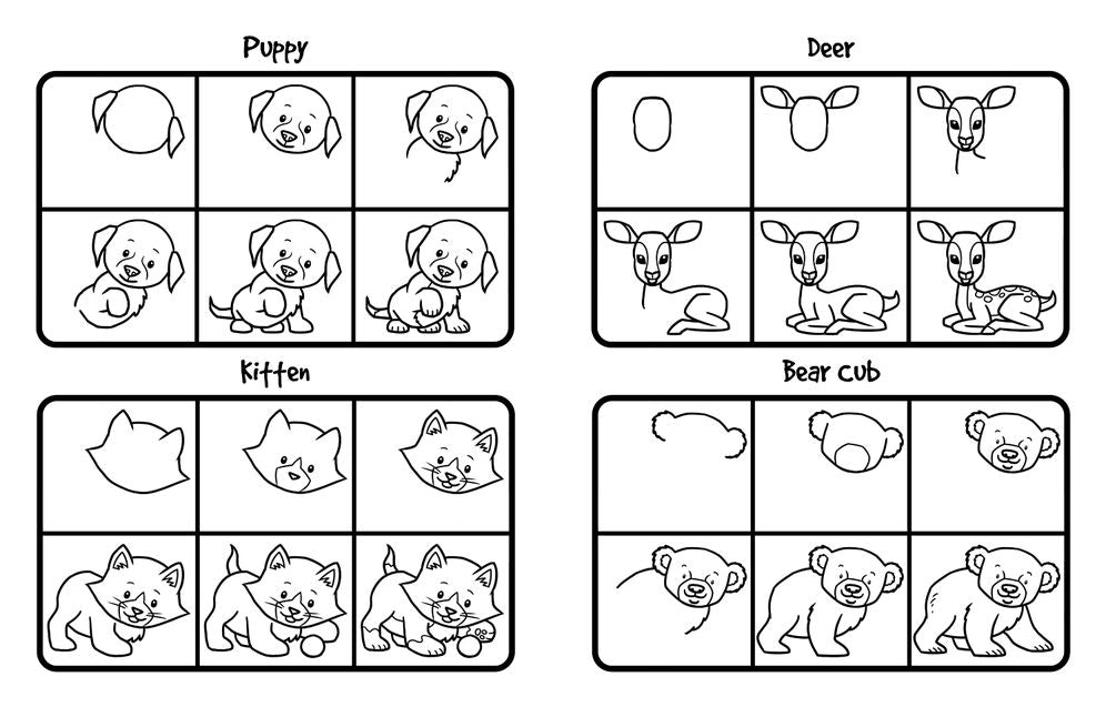 How to Draw 101 Baby Animals