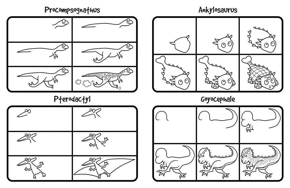 How to Draw 101 Dinosaurs