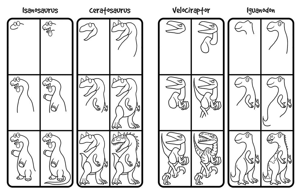 How to Draw 101 Dinosaurs