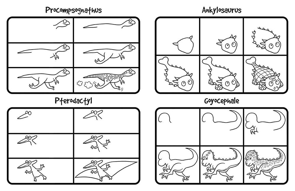 How to Draw 101 Dinosaurs