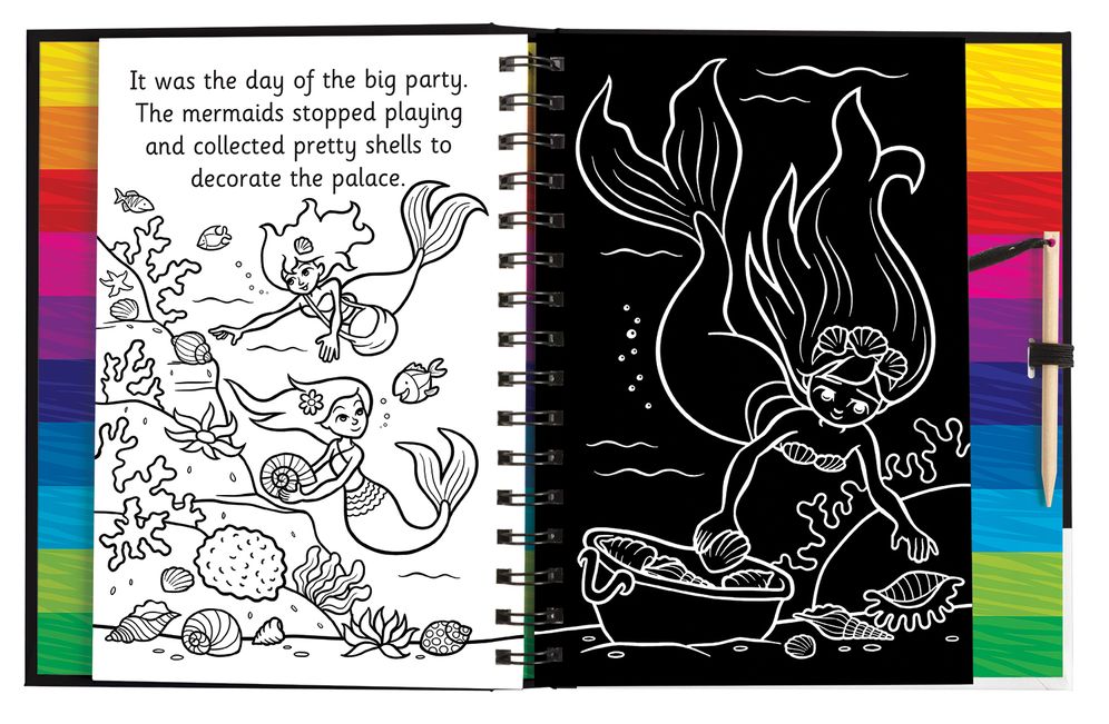 Scratch and Draw Mermaids