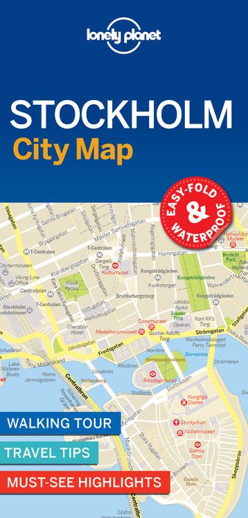 Lonely Planet Stockholm City Map 1