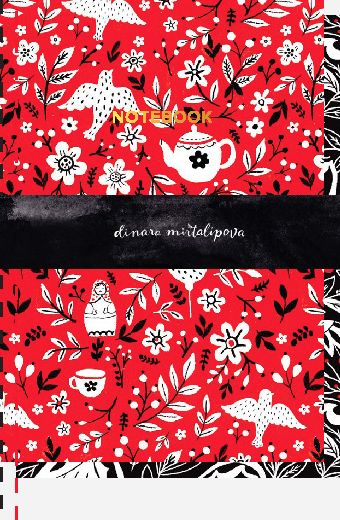 Folk Art Set of 2 Notebooks