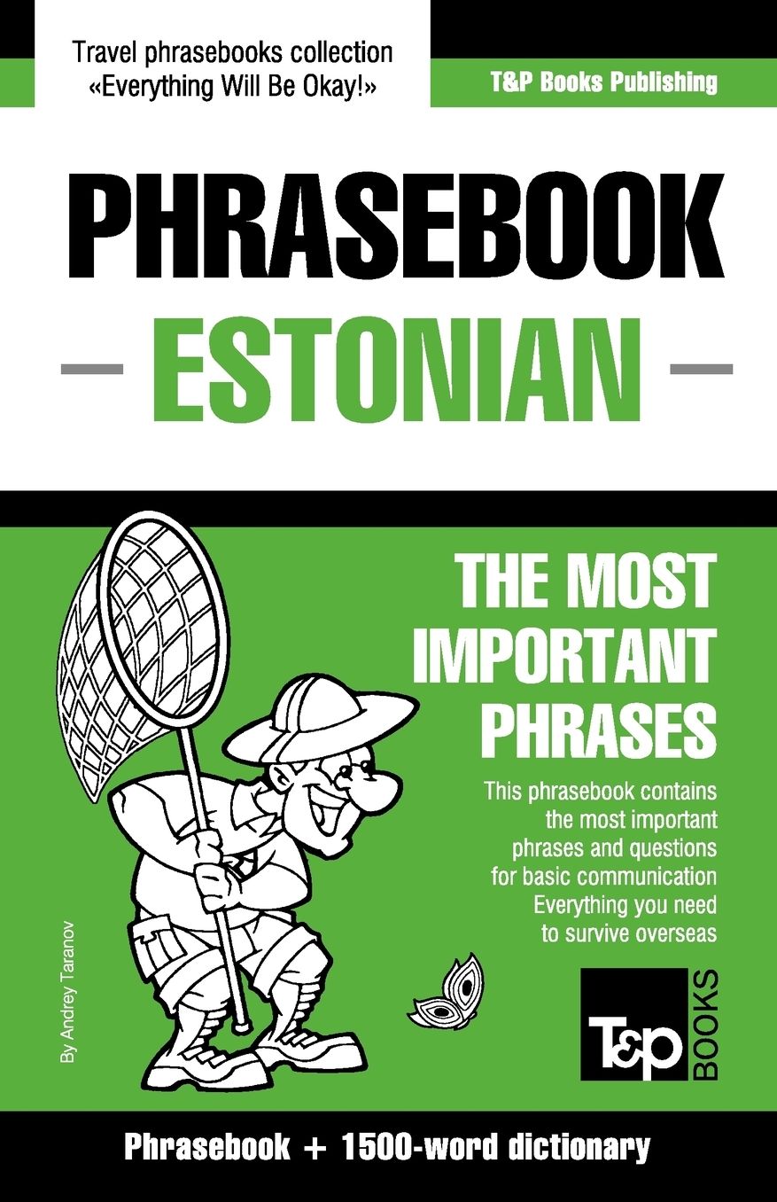 English-Estonian phrasebook & 1500-word dictionary