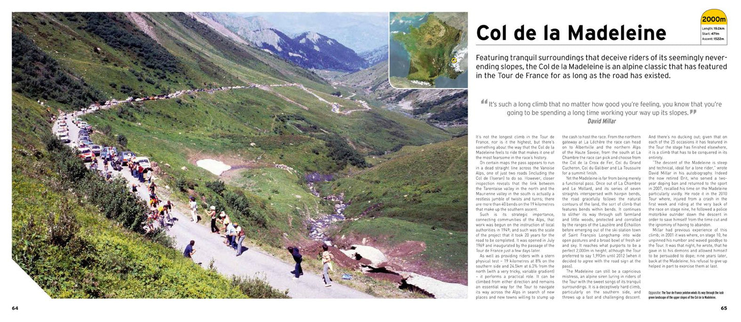 Tour de France Climbs from Above: 20 Hors Categorie Ascents in High-Definition Satellite Photography